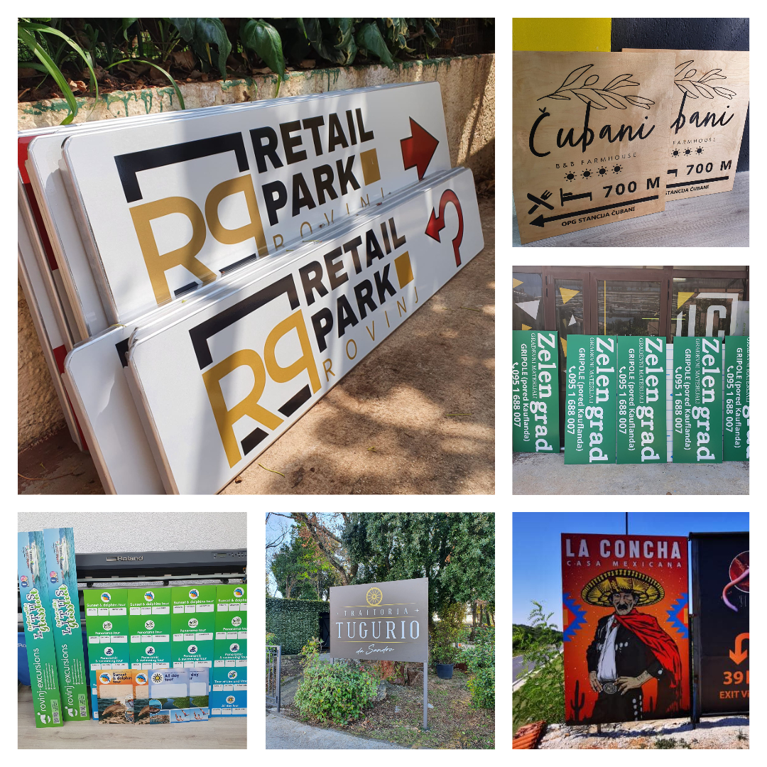 Putokazi i reklamne table - uvijek odličan izbor!