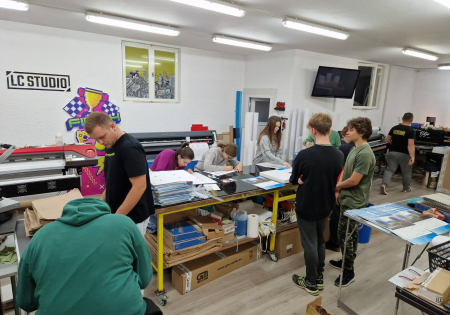 Učenici SŠ Eugen Kumičić Rovinj na nastavi u LC Studiu